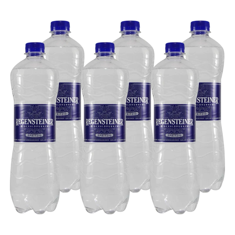Regensteiner Mineralwasser -Spritzig- (6 x 0,75L) EINWEG