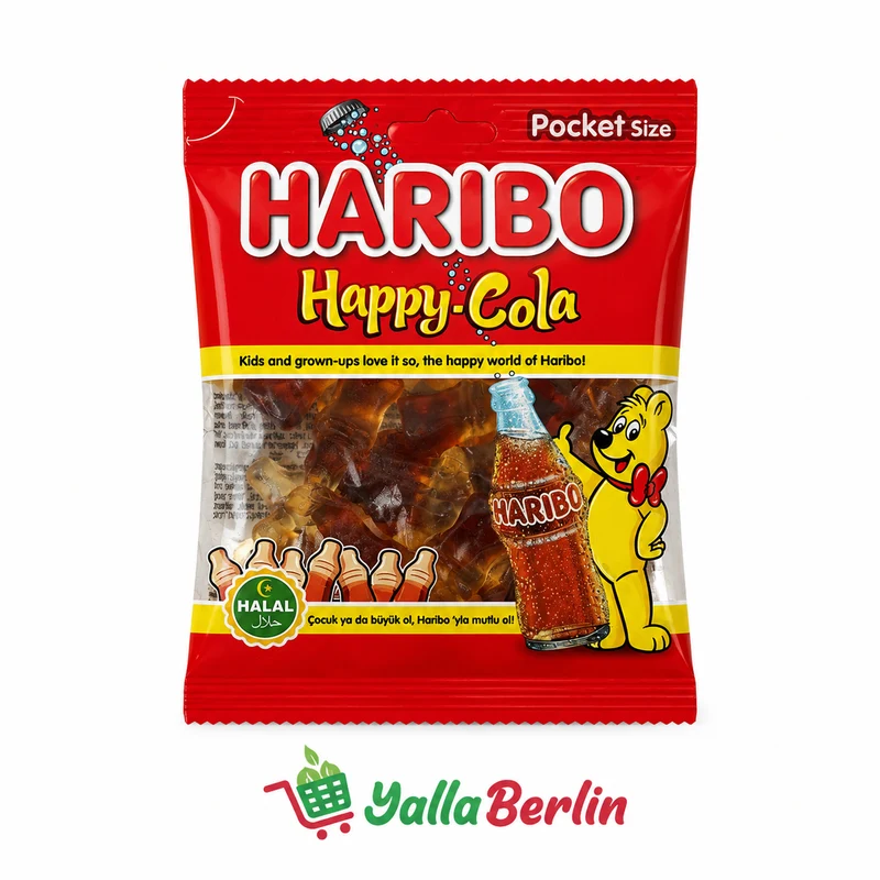 Helal HARIBO Happy Cola 100g
