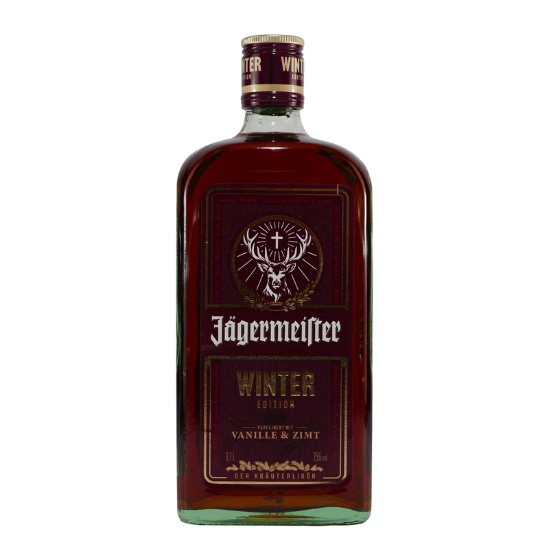 Jägermeister Winter Edition mit Geschenk-Holzkiste