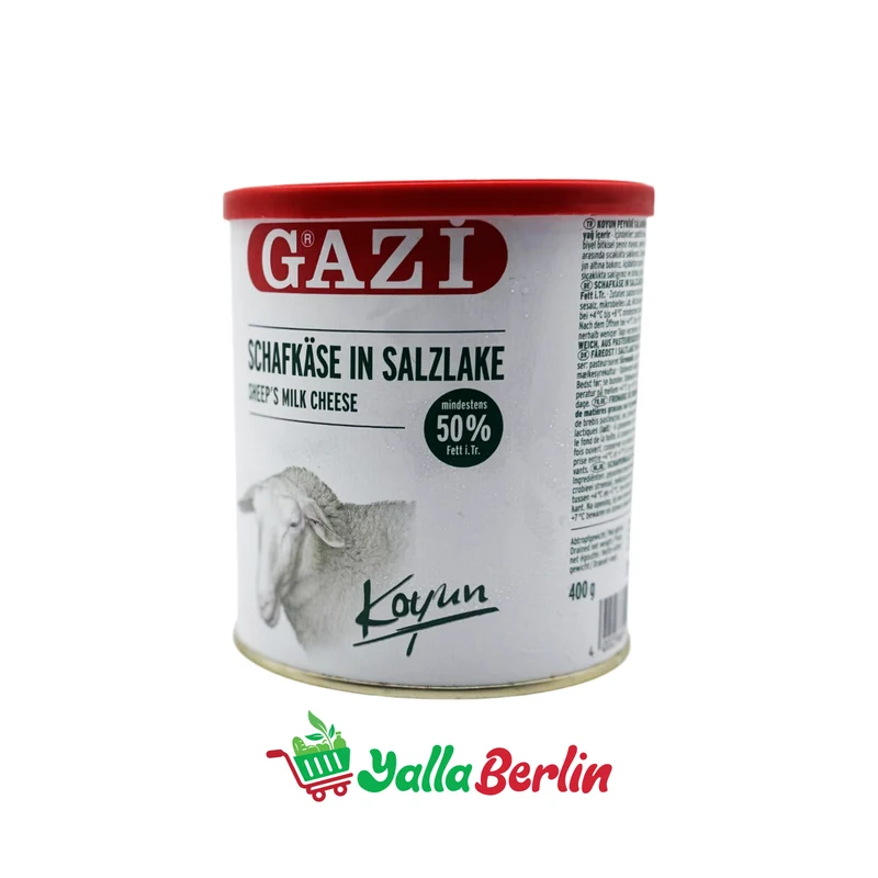 GAZI SCHAFKÄSE MIT 50% FETT IN SALZLAKE (400 Gr netto)