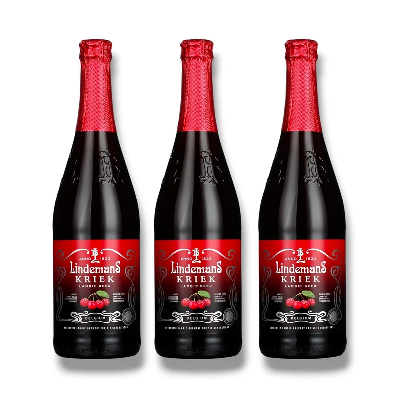 Lindemans Kriek 0,75l – Belgisches Kirsch-Lambic Großflasche 3,5 % Vol.
