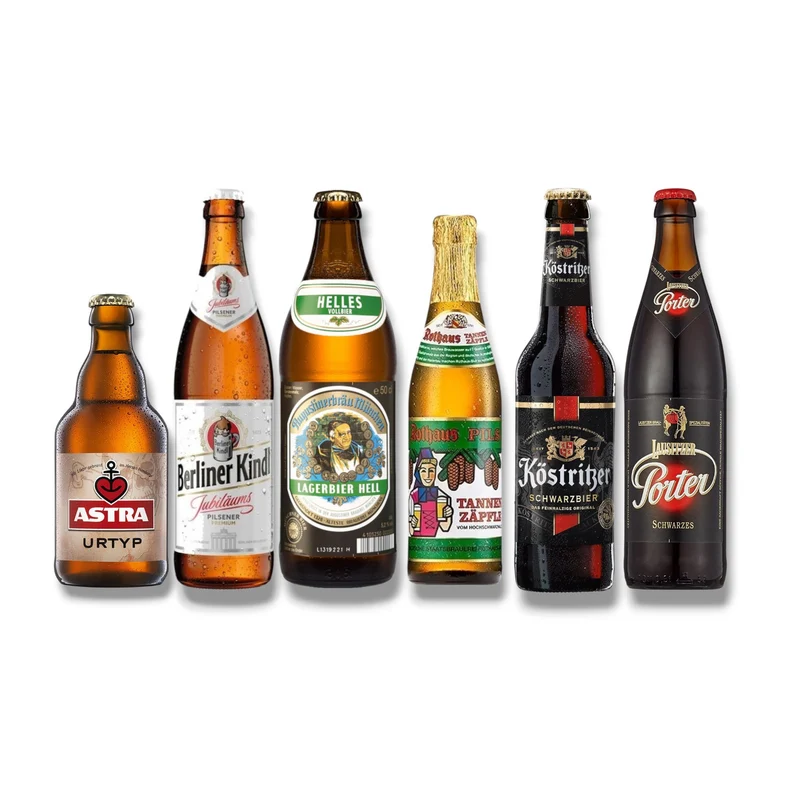 Deutschland Bierpaket – 6 Bierklassiker von Nord bis Süd