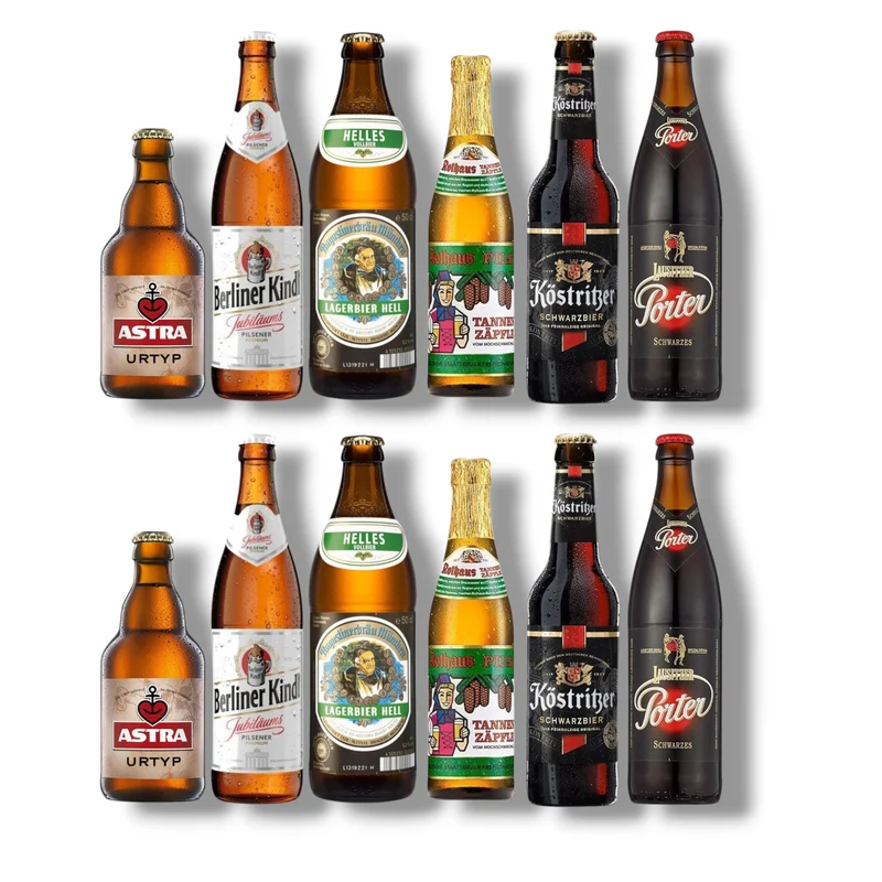 Deutschland Bierpaket – 6 Bierklassiker von Nord bis Süd