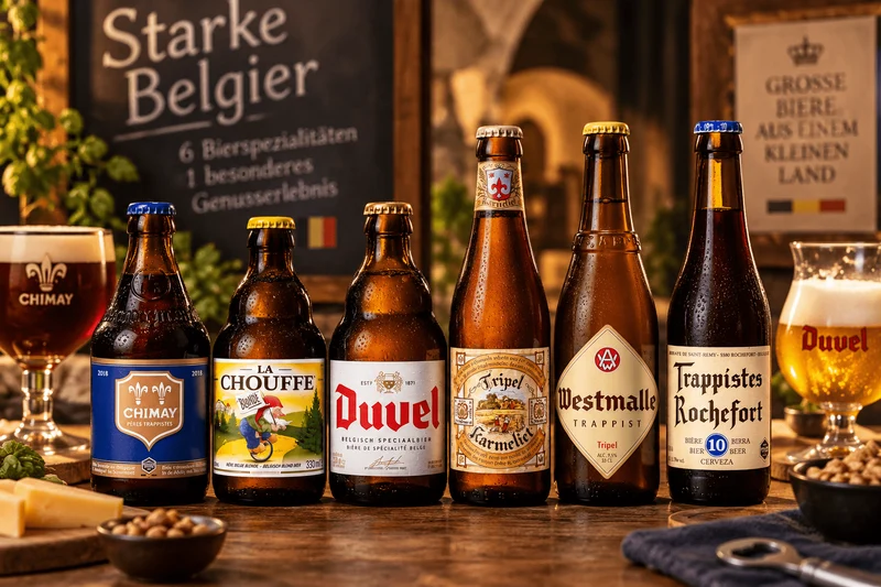 Belgien Bierpaket – 6 starke belgische Bierklassiker