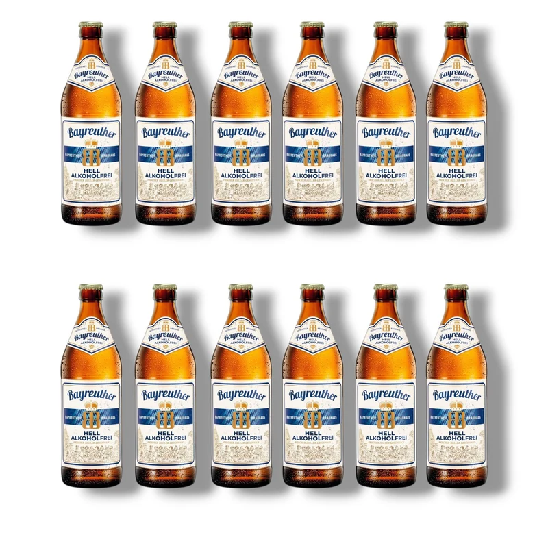 Bayreuther Hell Alkoholfrei 0,5 l – Bayerisches Helles <0,5 % Vol.