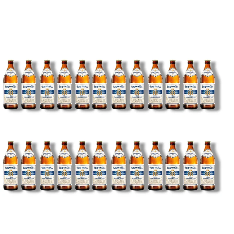 Bayreuther Hell Alkoholfrei 0,5 l – Bayerisches Helles <0,5 % Vol.