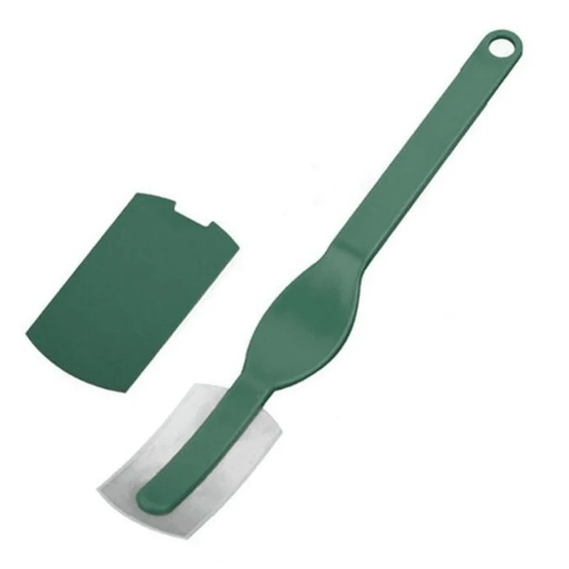 Teigritzer (Baguettemesser, Bäckermesser) Kunststoff mit gebogener Metallklinge