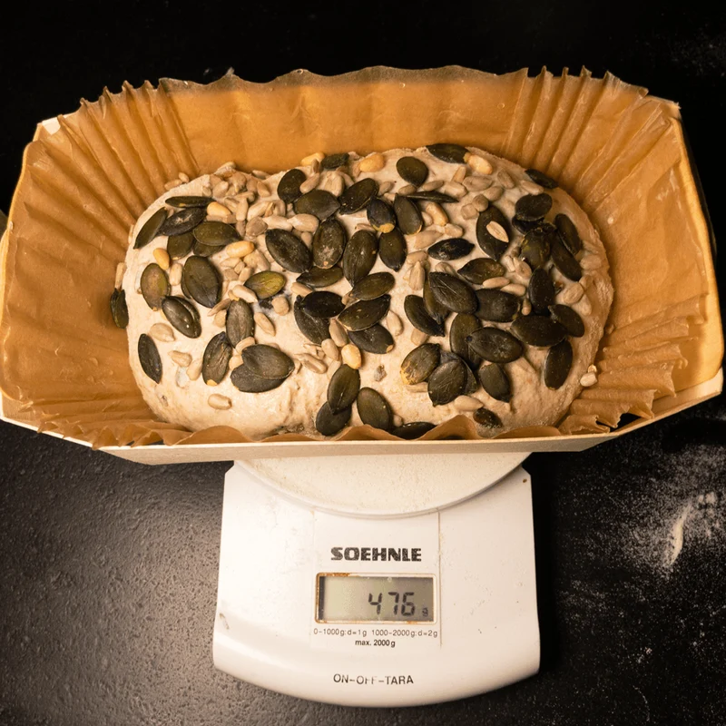 Holzbackform, 500 ml, 10 Stück