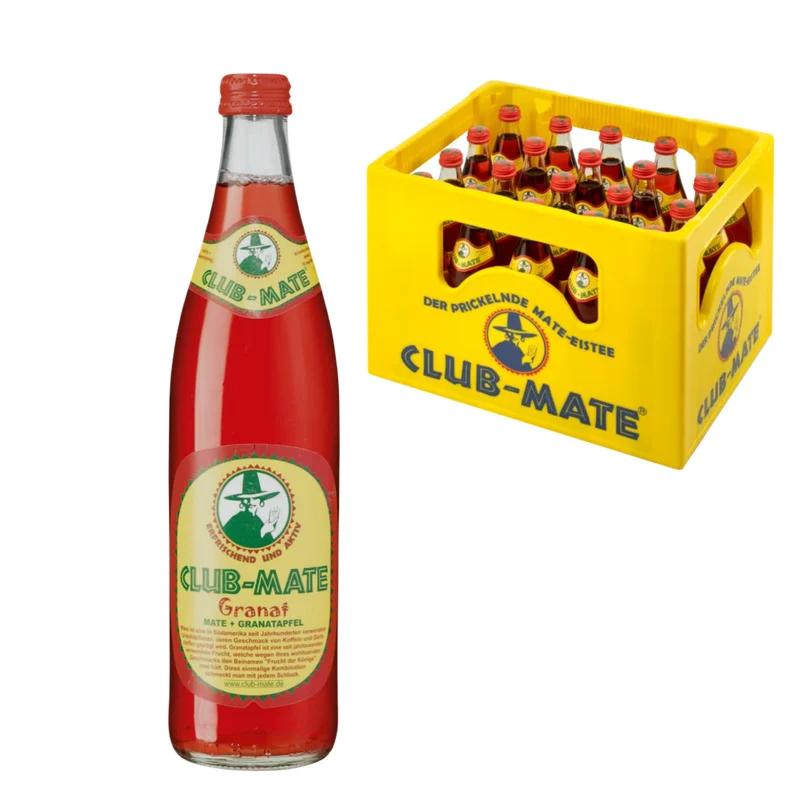 Club-Mate Granat 20 x 0,5l 4 Kisten + 1 Kiste Gratis