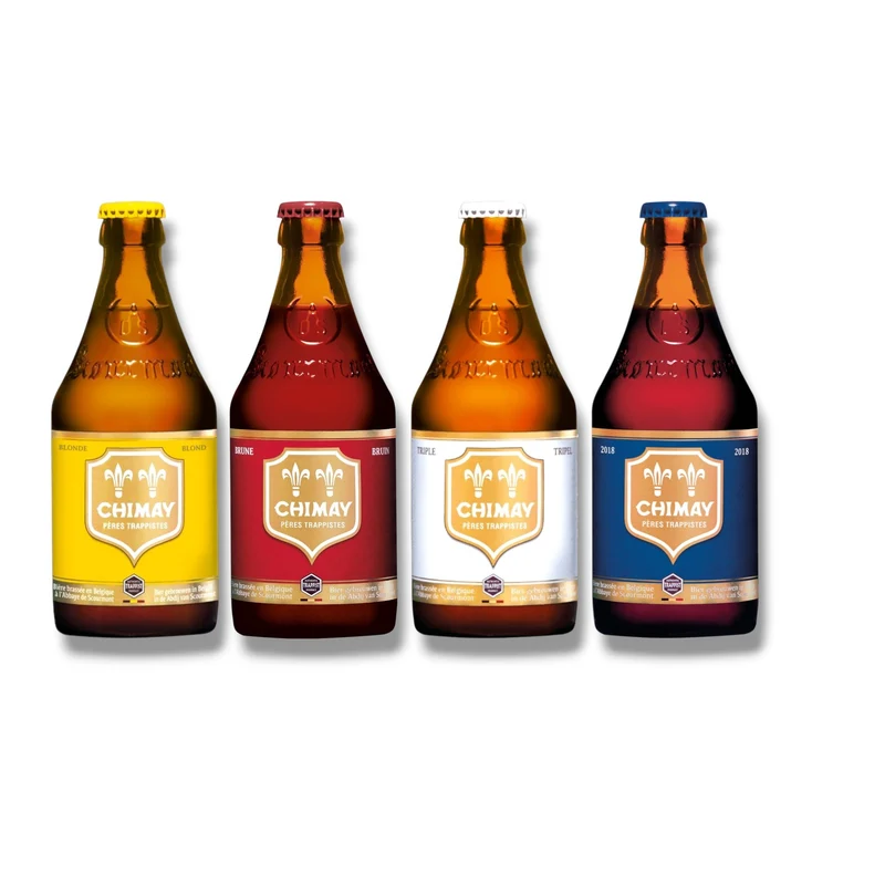 Chimay Entdeckerpaket – 4 belgische Trappistenbiere 0,33l