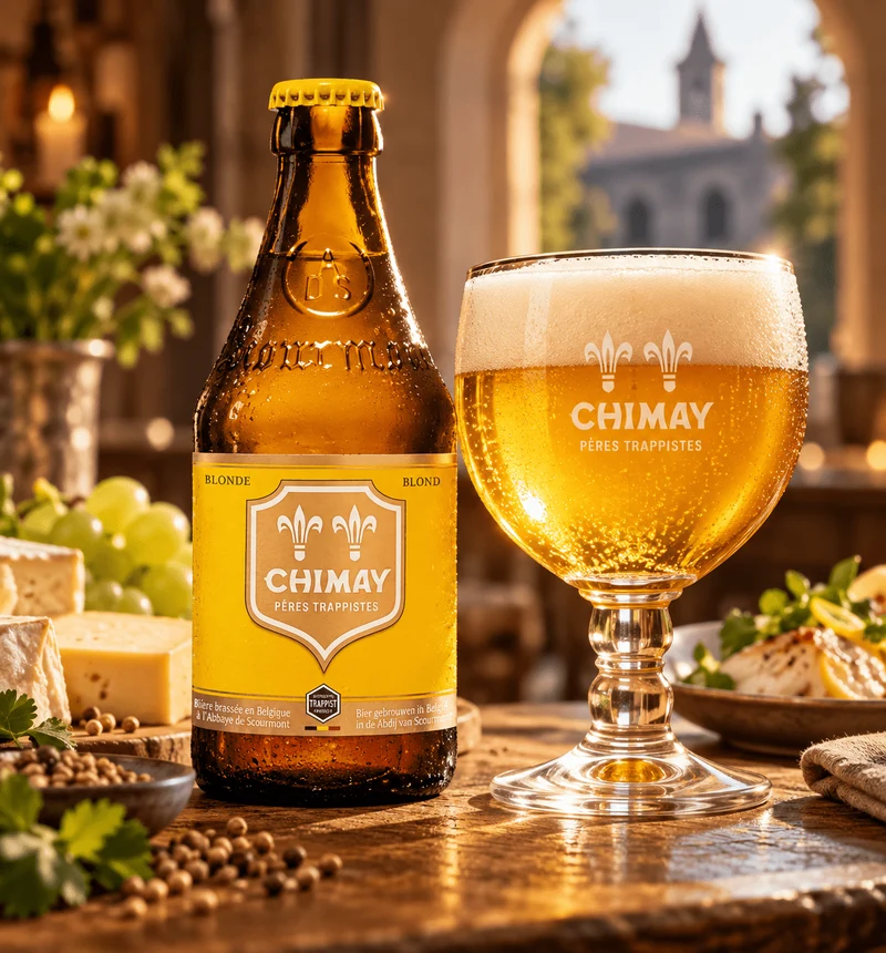 Chimay Blond 0,33l – Belgisches Trappistenbier 6,5 % Vol.