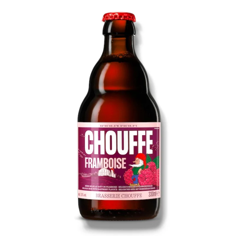 Chouffe Framboise 0,33 l – Belgisches Himbeerbier, 7,0 % Vol.