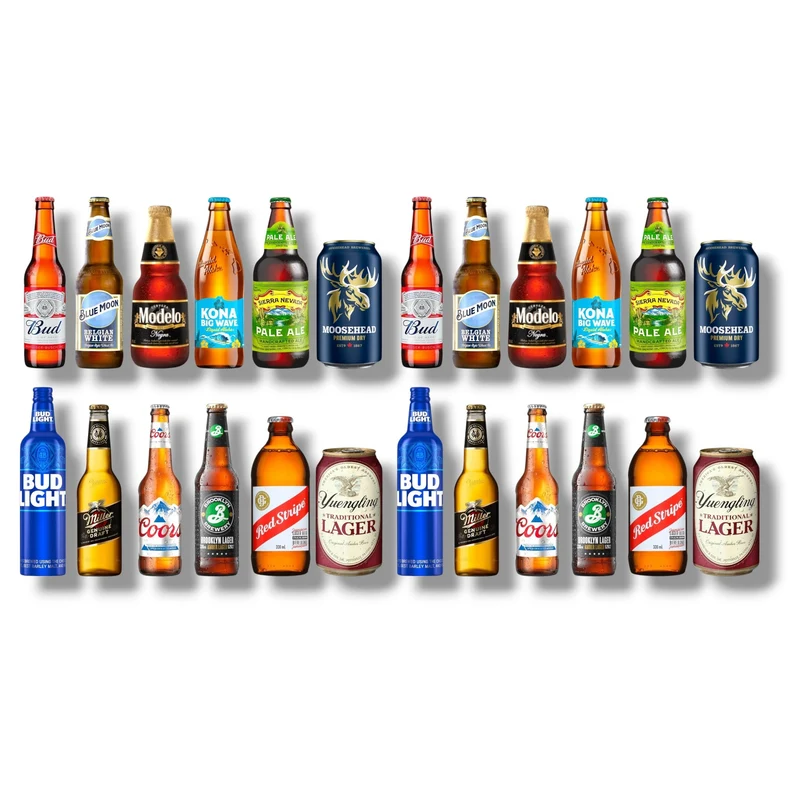 Amerika Bierpaket XL – 12 Klassiker & Spezialitäten
