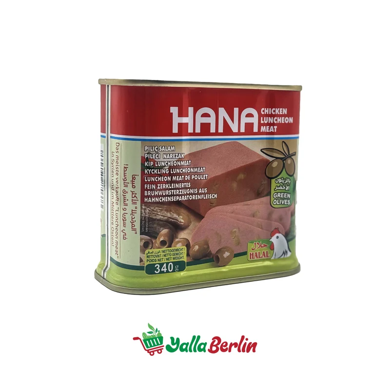 HANA HUHN LUNCHEON FLEISCH MIT OLIEVEN (340 Gr)