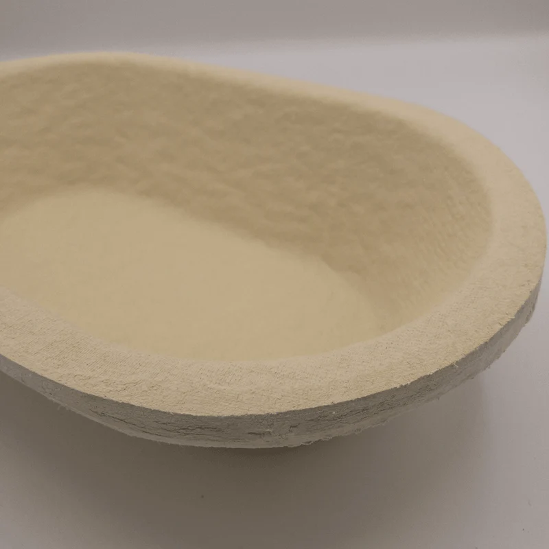 Gärkorb (Brotform, Simperl) Oval länglich aus Holzschliff, 1,5-2 Kg, 37x15 cm