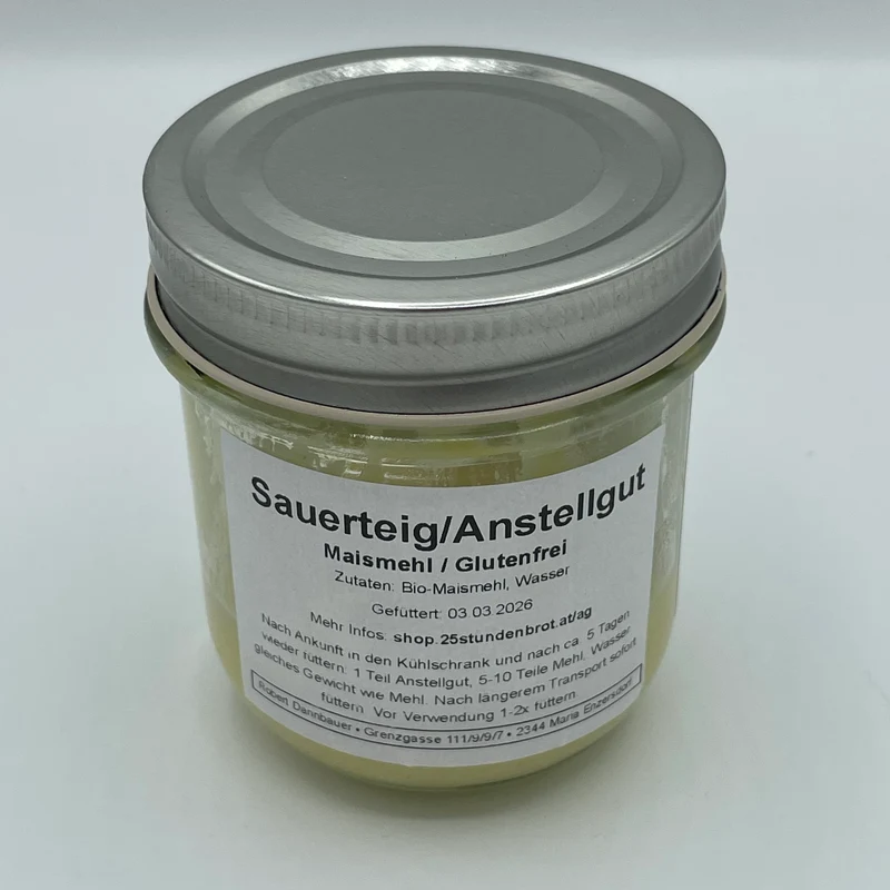Sauerteig Anstellgut Glutenfrei (Maismehl)