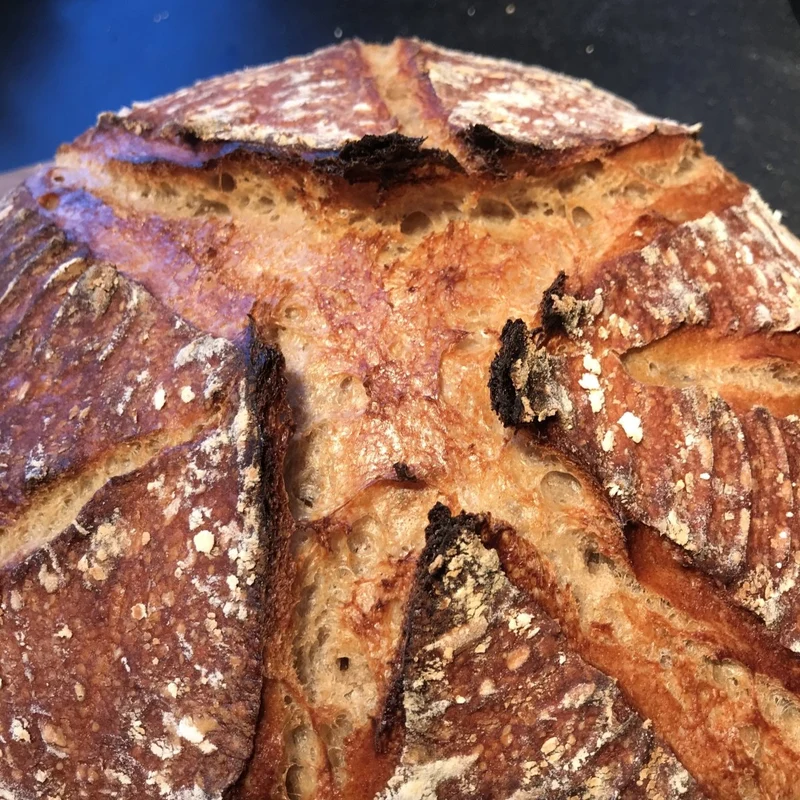 Teigritzer (Baguettemesser, Bäckermesser) Holz/Metall mit Rasierklingen