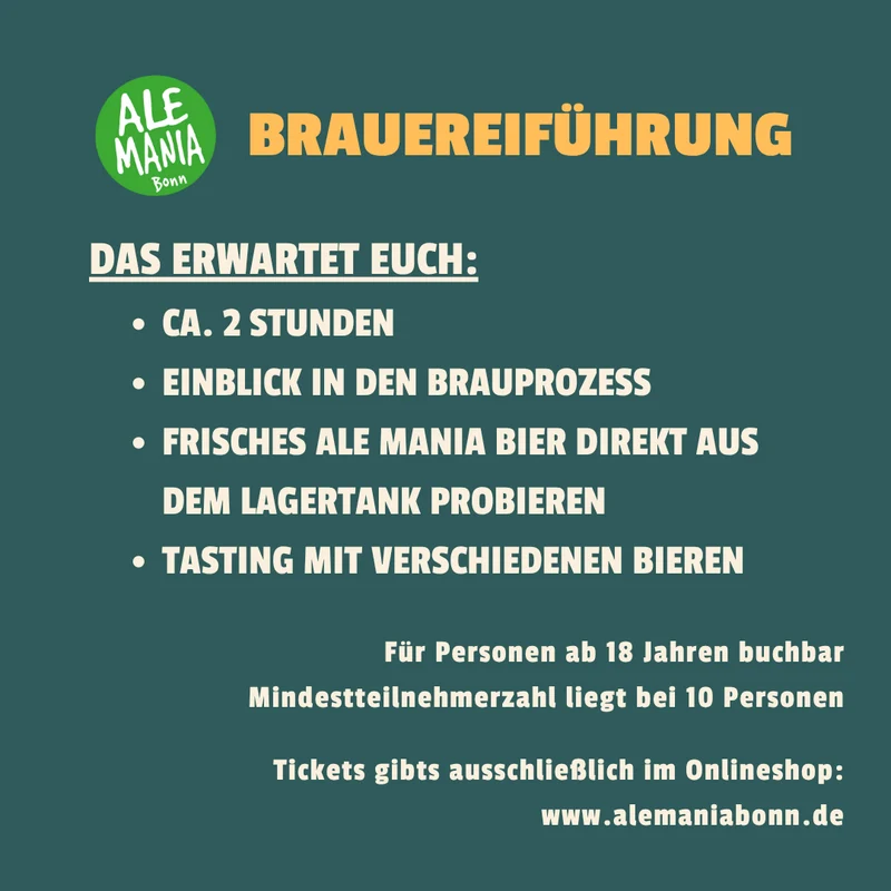 BRAUEREIFÜHRUNG | 23. Oktober 2026