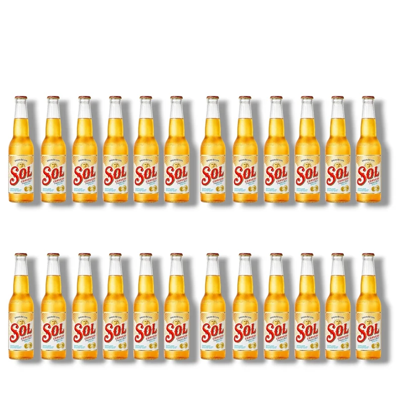 Sol Cerveza Lagerbier 0,33l – Mexikanisches Lagerbier 4,2 % Vol.