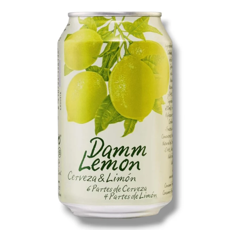 Damm Lemon 0,33 l Dose – Mediterranes Radler 3,2 % Vol.