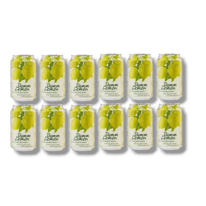 Damm Lemon 0,33 l Dose – Mediterranes Radler 3,2 % Vol.