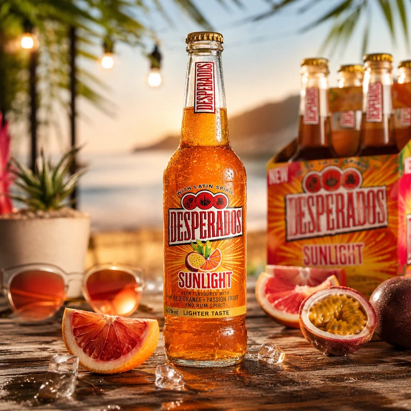 Desperados Sunlight 0,4l - Red Orange Passion Fruit 4,5%