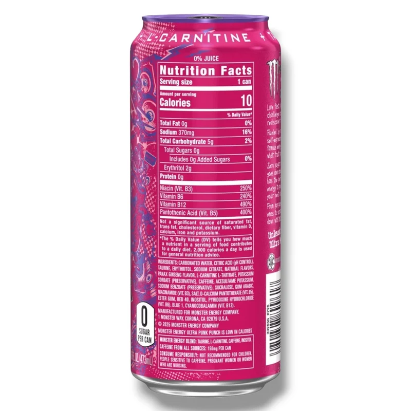 Monster Energy Ultra Punk Punch 473ml