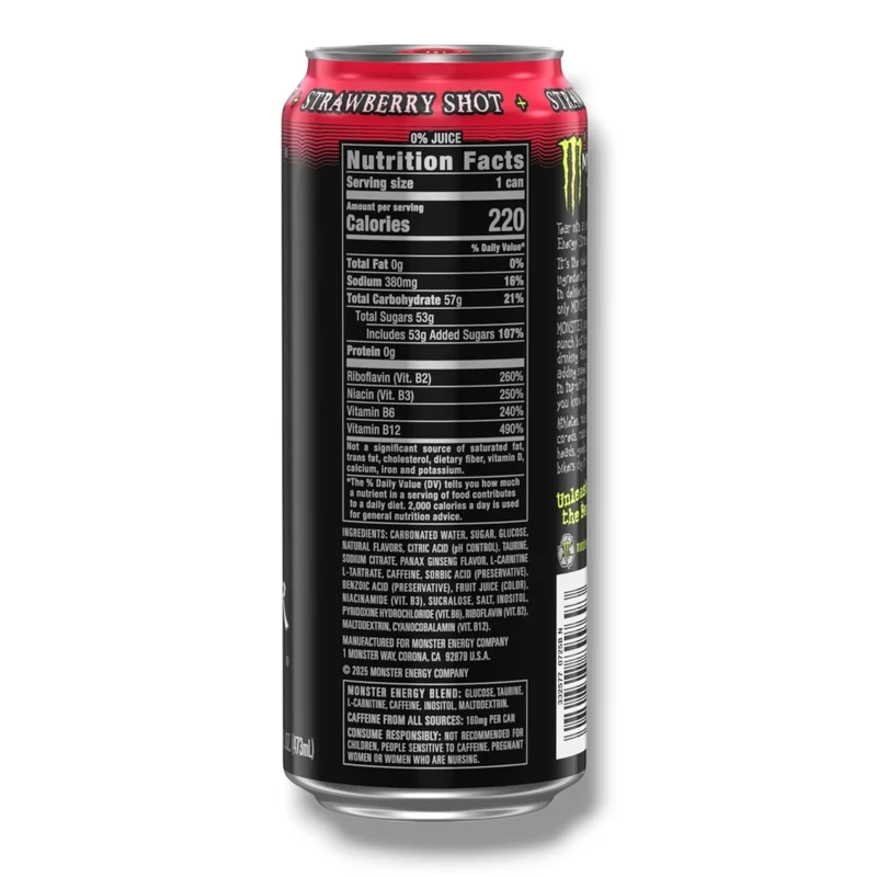Monster Energy Strawberry Shot 473ml
