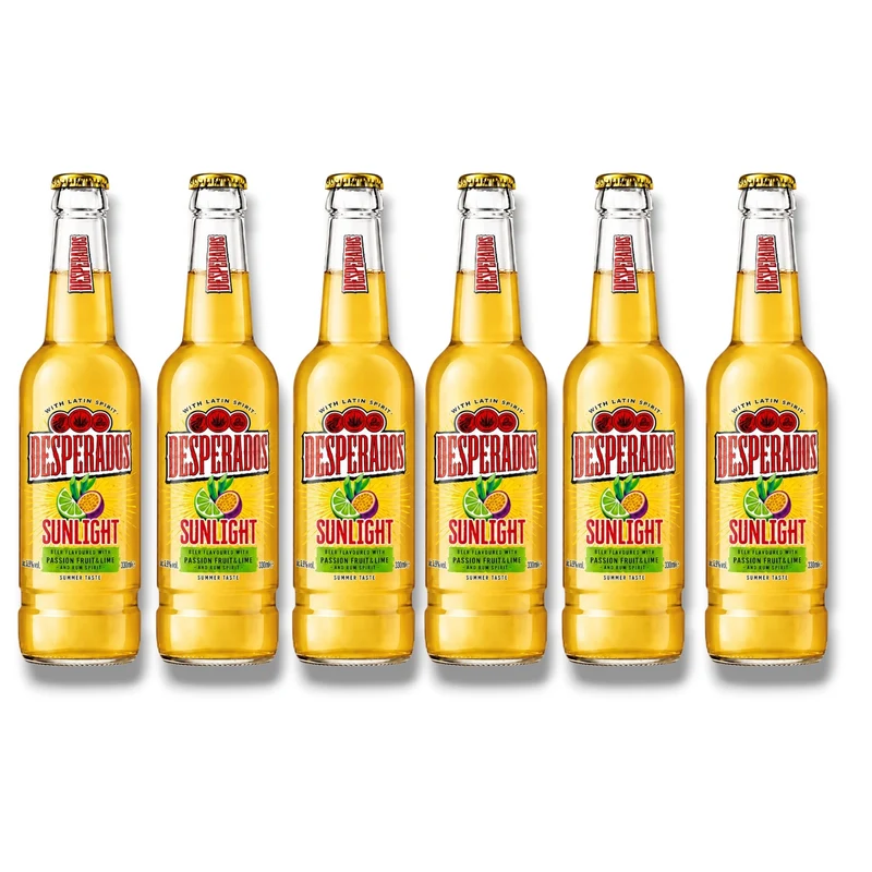 Desperados Sunlight 0,4l-Passion Fruit & Lime 4,5% Vol.
