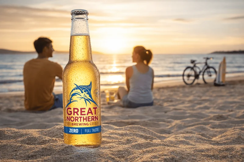 Great Northern Zero 0,33l – Alkoholfreies australisches Lagerbier 0,0 % Vol.