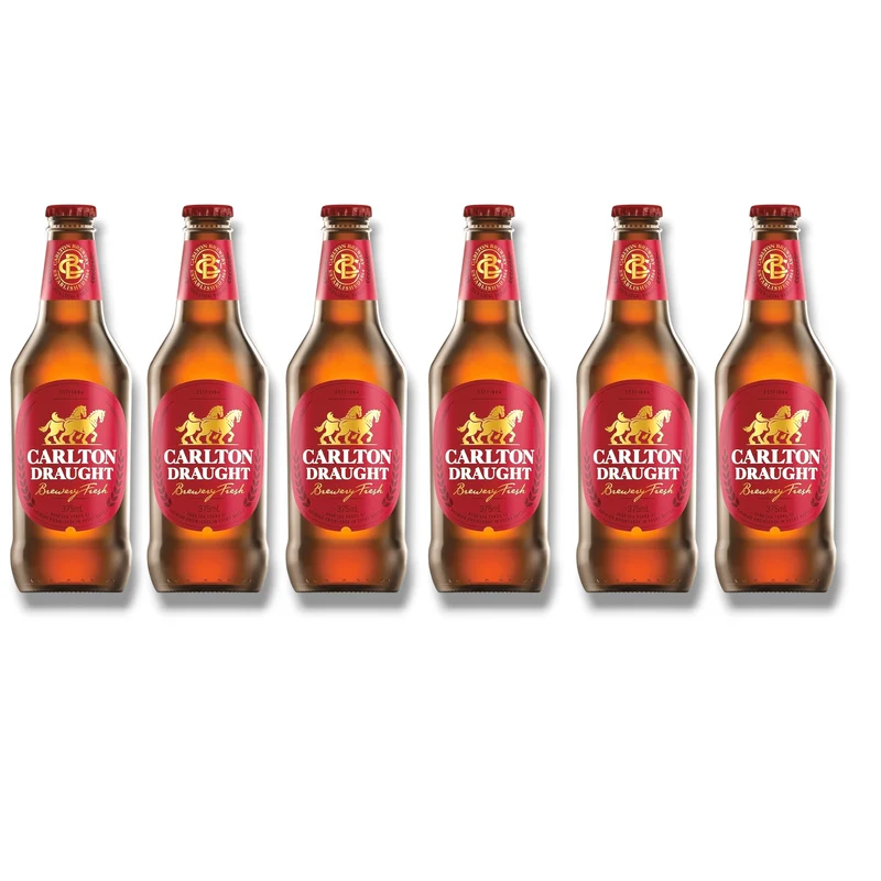 Carlton Draught Lager Stubby 0,375l – Australisches Lagerbier mit 4,6 % Vol.