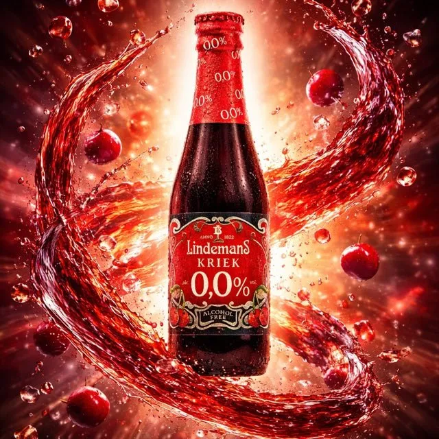 Lindemans Kriek 0,25l – Alkoholfreies Fruchtbier 0,0% Vol.