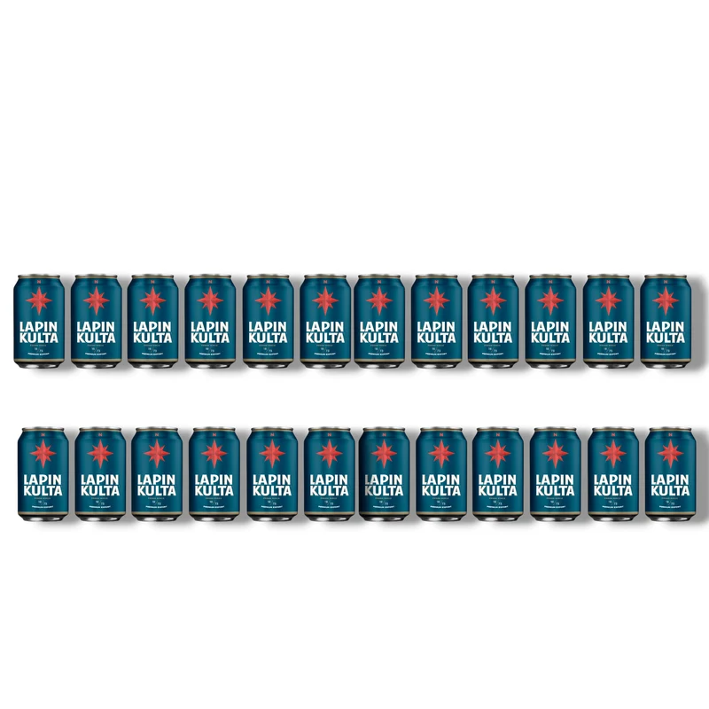 MHD 11.11.26 - Lapin Kulta Premium Lager Bier Dose 0,33l – Finnisches Lagerbier 5,2 % Vol.