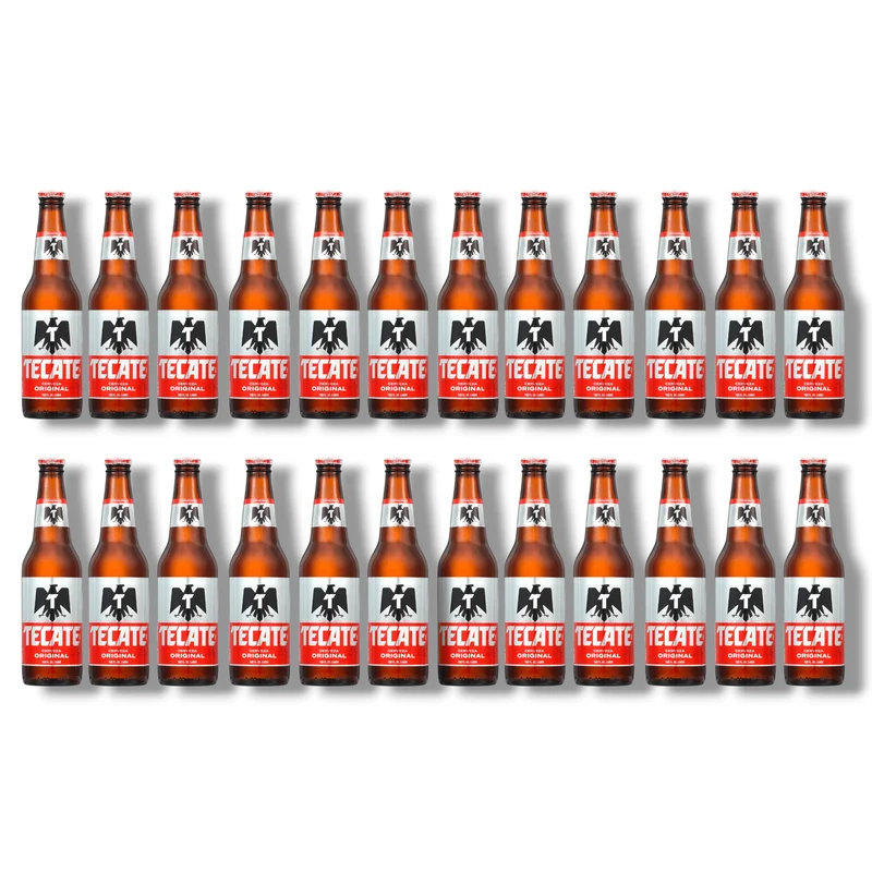 Tecate Original Mexican Lager Bier 0,325l – Mexikanisches Lagerbier 4,5 % Vol.
