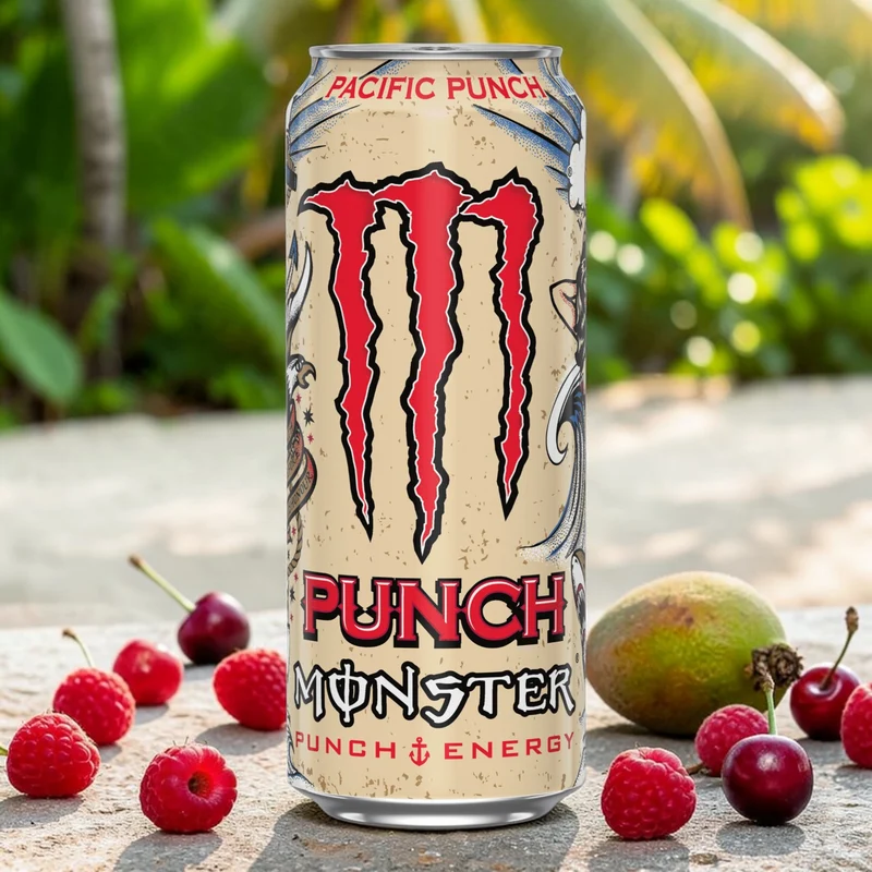 Monster Energy Pacific Punch 0,5l-Fruchtiger Energy Drink