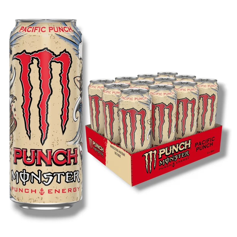 Monster Energy Pacific Punch 0,5l-Fruchtiger Energy Drink