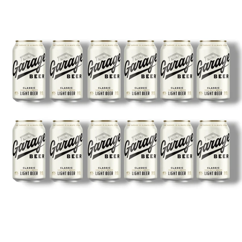 MHD 15.06.2026 - Garage Beer Classic 0,35l– American Light Lager Bier 4 % Vol.