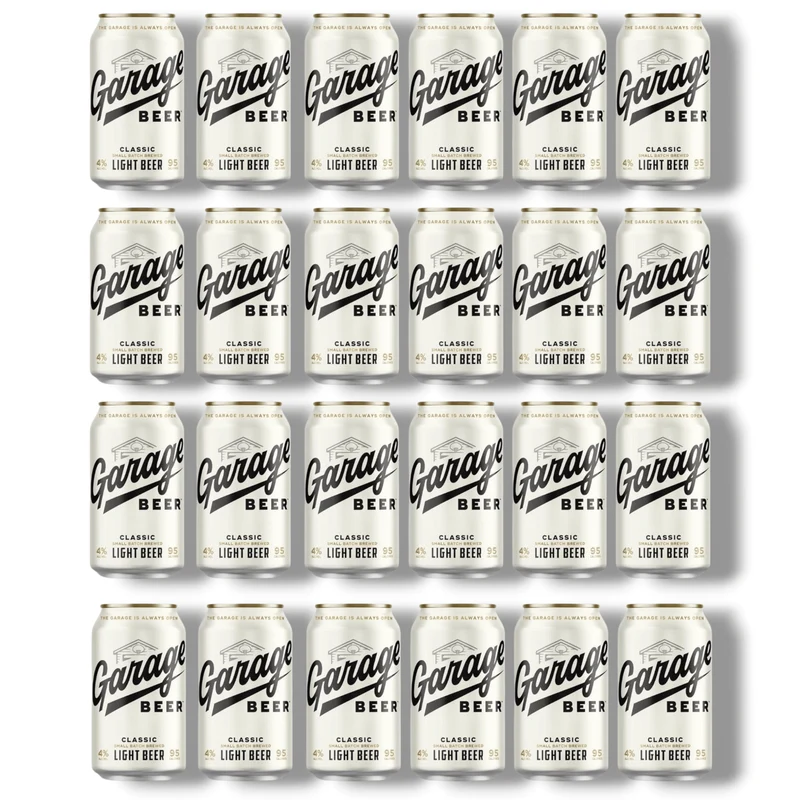 MHD 15.06.2026 - Garage Beer Classic 0,35l– American Light Lager Bier 4 % Vol.