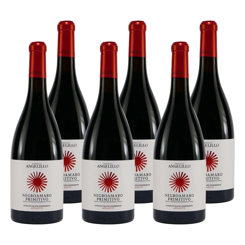 Angelillo Negroamaro Primitivo -halbtrocken- (6 x 0,75L)