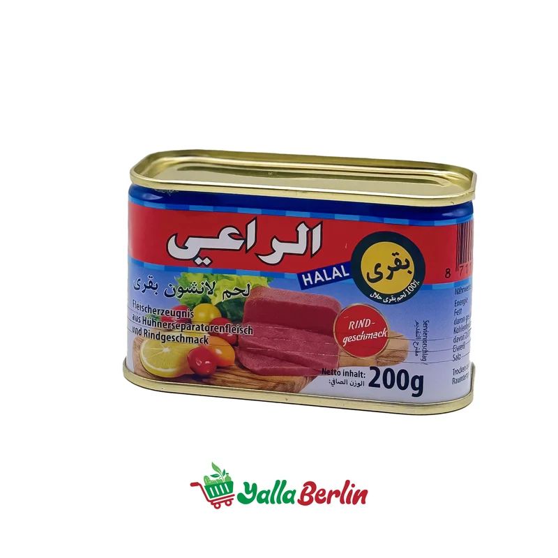 AL-RAII LUNCHEON FLEISCH RINDFLEISCH (200 Gr)