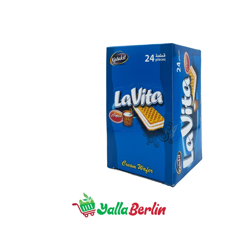 LAVITA WAFER, GEFÜLLT MIT CREME.