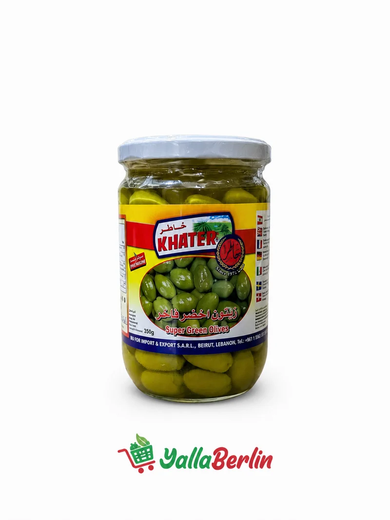 Khater Grünne Oliven 350gr