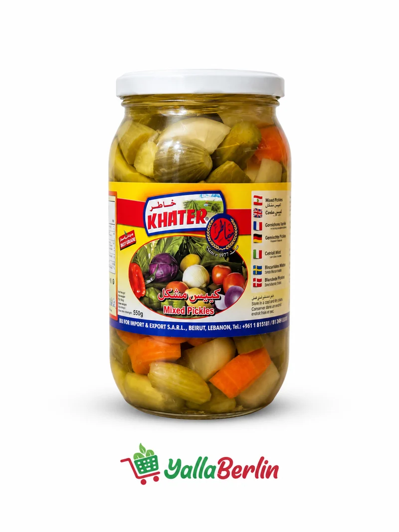 khater Gemischtes eingelegtes Gemüse 550gr