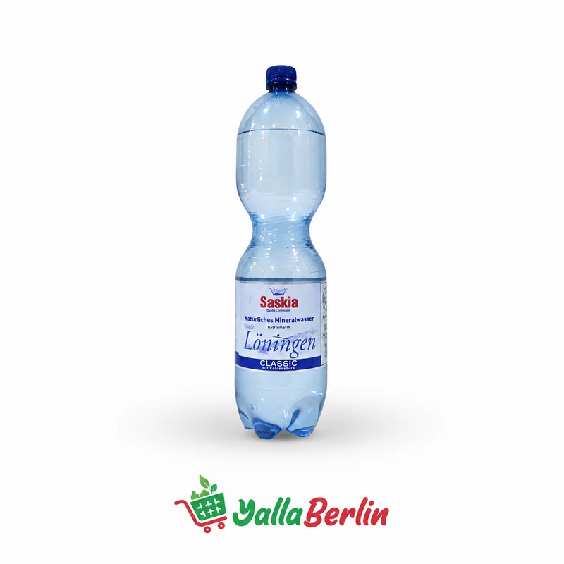 Saskia Natürliches Mineralwasser CLASSIC mit Kohlensäure ×6