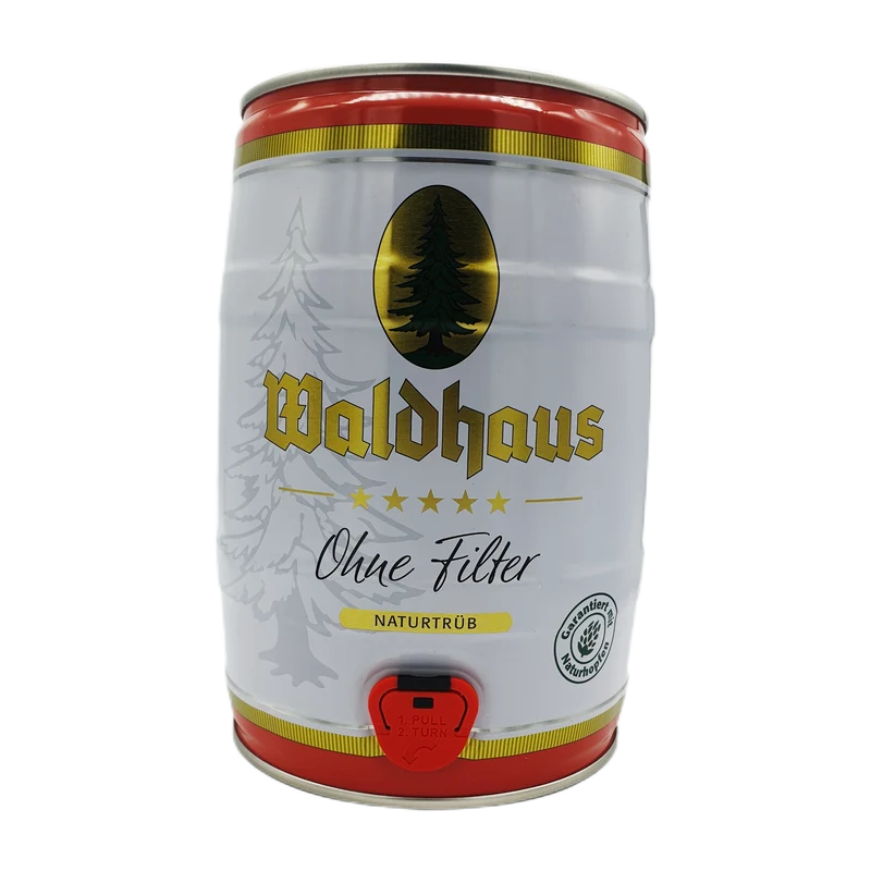 Waldhaus ohne Filter Naturtrüb Partyfass 5l
