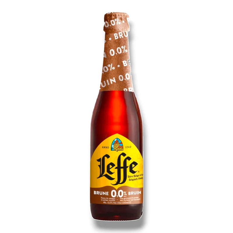 Leffe Brune 0,0 % – Alkoholfreies Abteibier 0,33l
