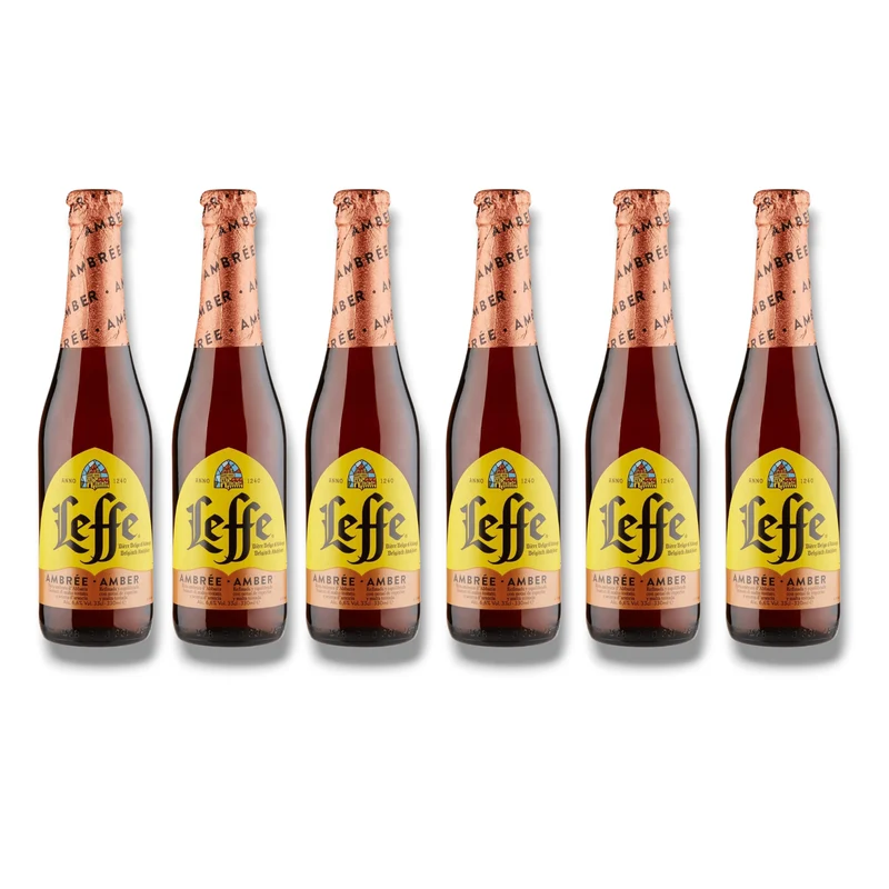 Leffe Ambrée 0,33l – Belgisches Amberbier 6,6 % Vol.
