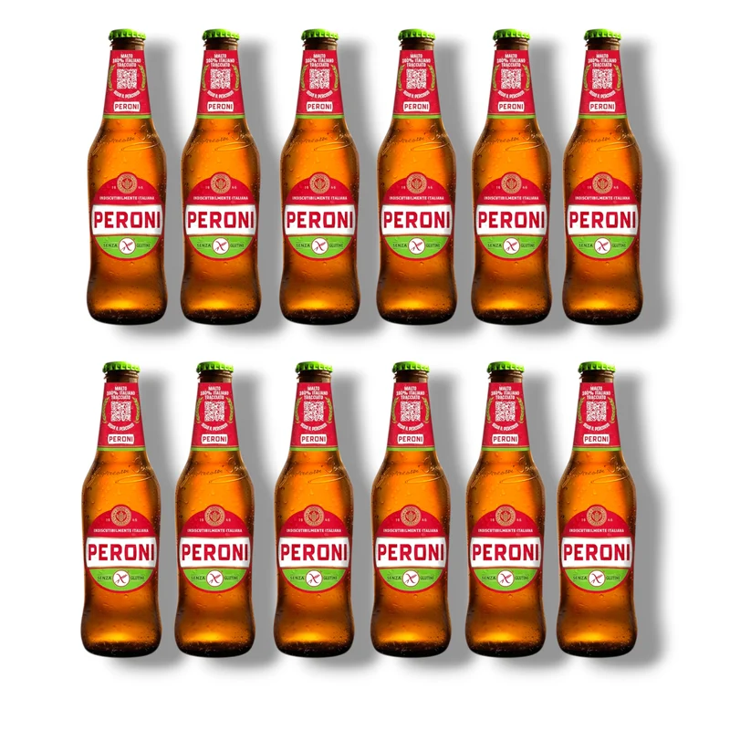 Peroni Senza Glutine 0,33l– Italienisches glutenfreies Lagerbier 5,1 % Vol.
