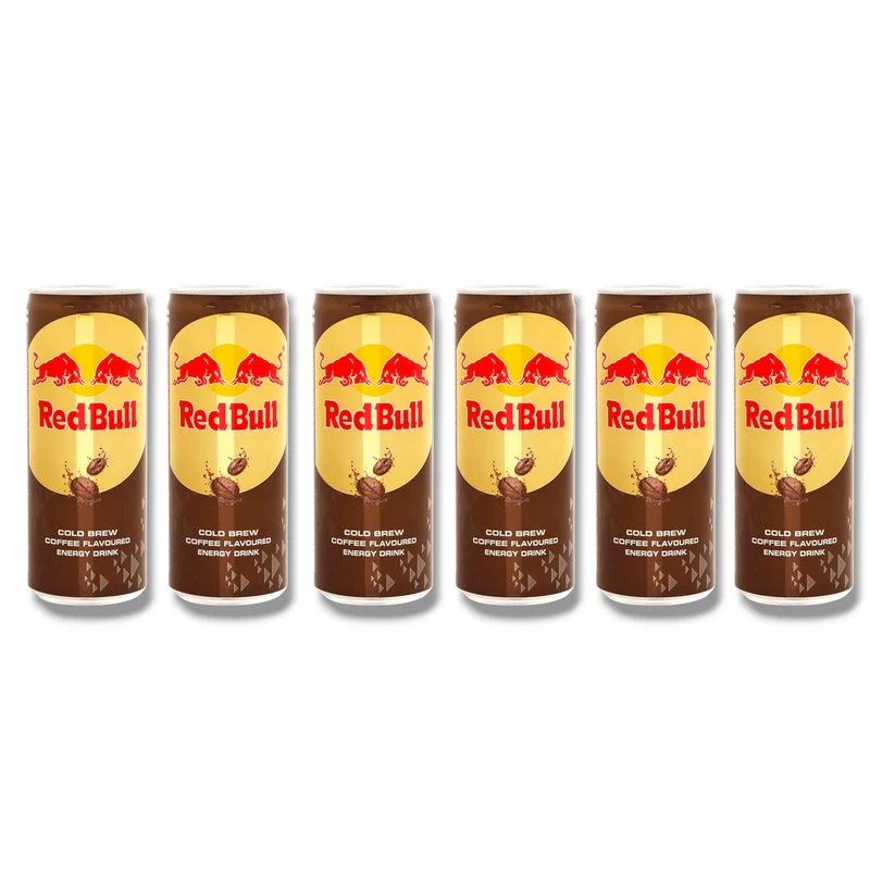 Red Bull Cold Brew 250 ml – Coffee-Flavored Energy Drink | Limitierte Verfügbarkeit