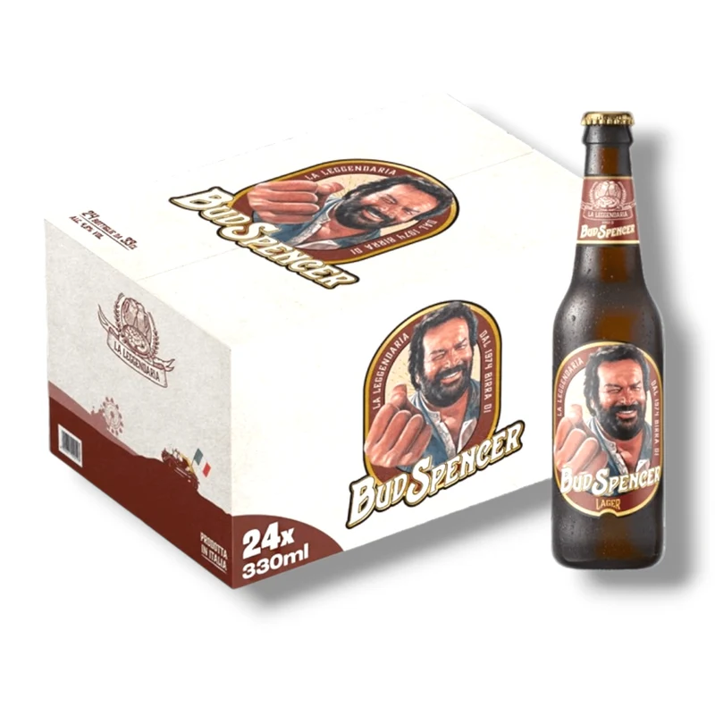 Bud Spencer Lager La Legendaria 0,33l- Lagerbier mit 4,8 % Vol.